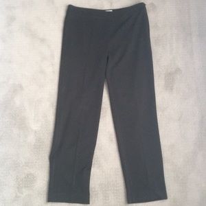 Dark Green Straight Leg Pants
